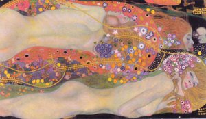 Water Serpents II (Friends) by Gustav Klimt